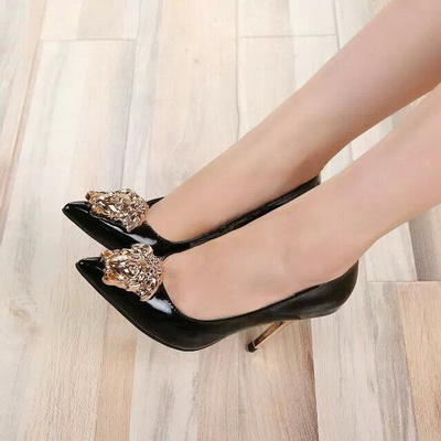 V Shallow mouth stiletto heel Shoes Women--002